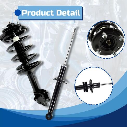 Rear Struts - Air Suspension Strut Automotive Replacement Struts for BMW 750Li 4.8L 2006 2007 2008, for BMW 750i 4.8L 2006 2007 2008, for BMW 760i 6.0L 2005-2006 in Saudi Arabia