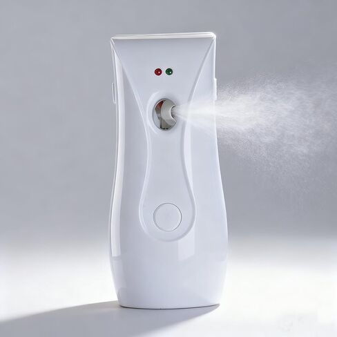 Automatic Air Freshener Spray Dispenser with 3 Timer Modes, Battery Operated with One-Year Warranty, Wall Mountable & Table Stand, for Home Office Toilet Decor (Cool White) in Kuwait