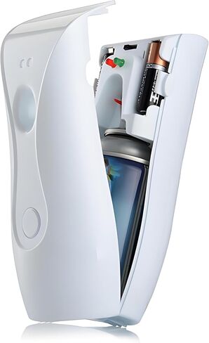 Automatic Air Freshener Spray Dispenser with 3 Timer Modes, Battery Operated with One-Year Warranty, Wall Mountable & Table Stand, for Home Office Toilet Decor (Cool White) in Kuwait