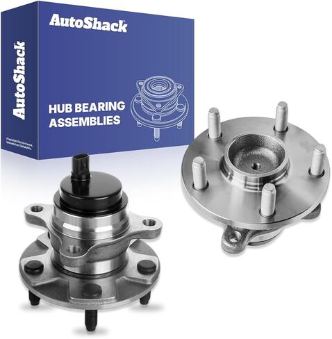 AutoShack Front Wheel Hub Bearing Assemblies with ABS Replacement for 2006-2015 Lexus IS250 2006-2015 Lexus IS350 2-PC in Saudi Arabia