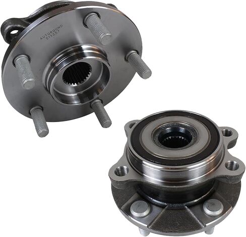Autoround 513257 [عبوتان] محمل العجلة الأمامية ومجموعة المحور تناسب Scion tC/xB، Toyota RAV4/Prius V/Corolla iM، Lexus HS250h، تناسب جانب الركاب للسائق، 5 عروة in Saudi Arabia