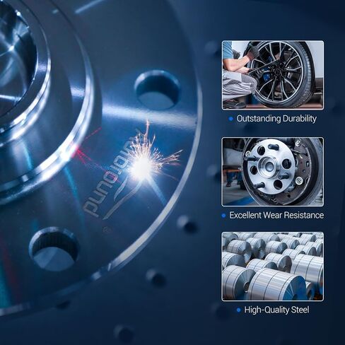 Autoround 513257 [عبوتان] محمل العجلة الأمامية ومجموعة المحور تناسب Scion tC/xB، Toyota RAV4/Prius V/Corolla iM، Lexus HS250h، تناسب جانب الركاب للسائق، 5 عروة in Saudi Arabia