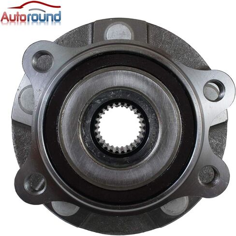 Autoround 513257 [عبوتان] محمل العجلة الأمامية ومجموعة المحور تناسب Scion tC/xB، Toyota RAV4/Prius V/Corolla iM، Lexus HS250h، تناسب جانب الركاب للسائق، 5 عروة in Saudi Arabia