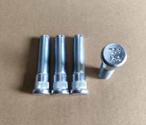 4PCS M14x1.50 Serrated Wheel Studs Bolt 610-783 15.8mm Knurl 63.6mm Length Replacement for 2012-2024 Dodge RAM 2500 Front or Rear & RAM 3500 2WD 4WD 6509866AA in Saudi Arabia