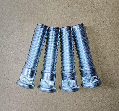 4PCS M14x1.50 Serrated Wheel Studs Bolt 610-783 15.8mm Knurl 63.6mm Length Replacement for 2012-2024 Dodge RAM 2500 Front or Rear & RAM 3500 2WD 4WD 6509866AA in Saudi Arabia