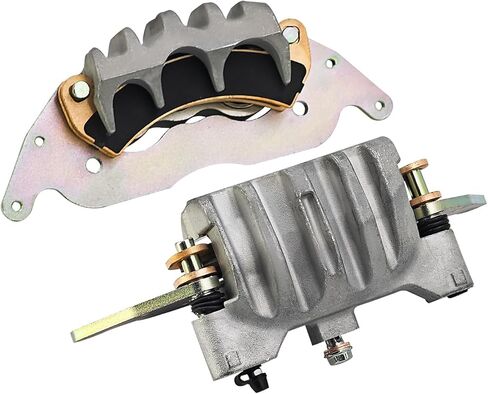 ماسك الفرامل الأمامي الأيسر والأيمن مع وسادات ملبدة متوافقة مع Polaris SxS RZR-Turbo RZR-PRO-XP General-XP-4-1000 (2016-2022) يستبدل # 1912473 1912474 1913239 1913240 in Kuwait