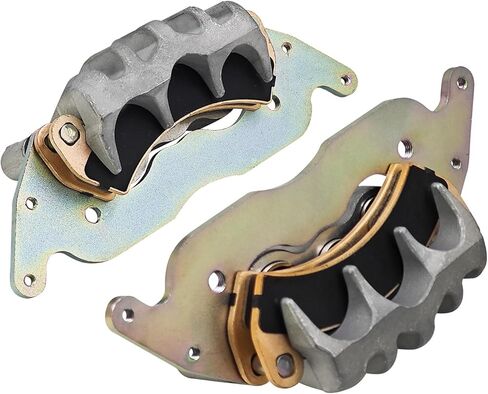 ماسك الفرامل الأمامي الأيسر والأيمن مع وسادات ملبدة متوافقة مع Polaris SxS RZR-Turbo RZR-PRO-XP General-XP-4-1000 (2016-2022) يستبدل # 1912473 1912474 1913239 1913240 in Kuwait