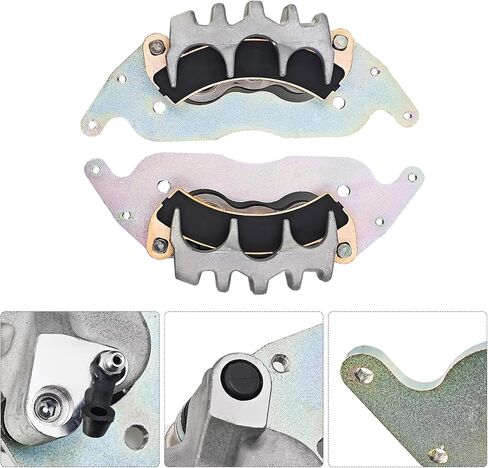 ماسك الفرامل الأمامي الأيسر والأيمن مع وسادات ملبدة متوافقة مع Polaris SxS RZR-Turbo RZR-PRO-XP General-XP-4-1000 (2016-2022) يستبدل # 1912473 1912474 1913239 1913240 in Kuwait