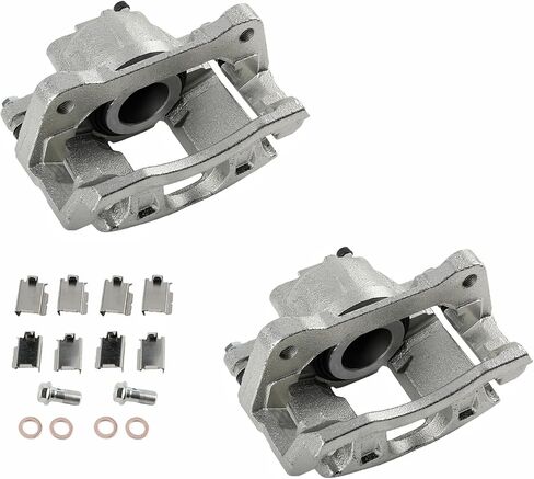 Front Left & Right Brake Calipers Fit for Chrysler Town & Country, Dodge Grand Caravan, Nitro, Jeep Liberty, Wrangler, Ram C/V, Volkswagen Routan 2007-2012 18-B5044 18-B5045 in Saudi Arabia