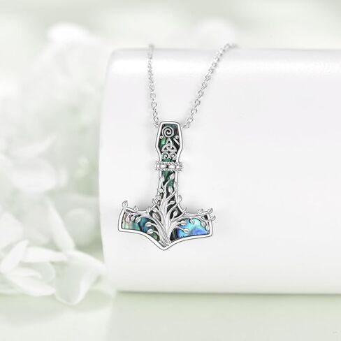 TIGER RIDER 925 Sterling Silver Viking Arrowhead/Battle Axe/Triple Odin Horns Pendant Necklace Mjolnir Nordic Runic Talisman Norse Amulet Jewelry Gifts for Men Boyfriend in Saudi Arabia