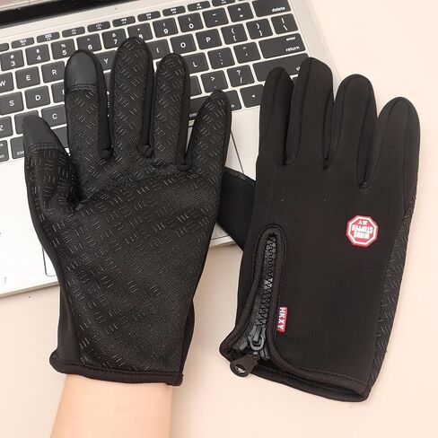 Winter Waterproof Ski Snow Warm Gloves, Windproof Thermal with Touchscreen Fingers, for Running Outdoor Sports Daily Work in Kuwait