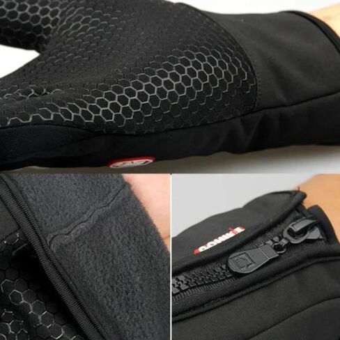 Winter Waterproof Ski Snow Warm Gloves, Windproof Thermal with Touchscreen Fingers, for Running Outdoor Sports Daily Work in Kuwait