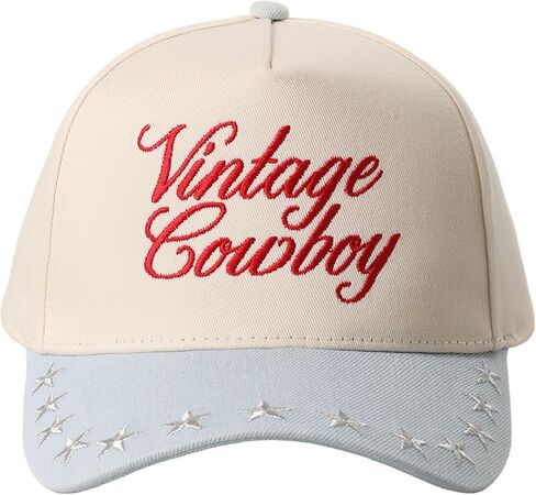 MIRMARU Western Cowboy Embroidered 5 Panel Cotton Two Tone Trucker Hat-Retro Southwest Style Snapback Cap for Men and Women. in Saudi Arabia
