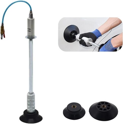 bangminda Car Dent Air Pneumatic Dent Puller,Heavy Pneumatic Sag Repair Pull Hammer,Vacuum Suction Steel Slide Hammer with 3 Suction Cups in Kuwait