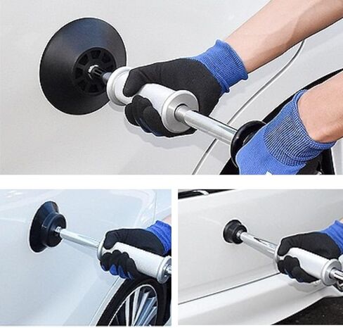 bangminda Car Dent Air Pneumatic Dent Puller,Heavy Pneumatic Sag Repair Pull Hammer,Vacuum Suction Steel Slide Hammer with 3 Suction Cups in Kuwait