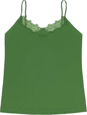 Uwila Warrior Women's Soft Seamless Camisole with Lace with Adjustable Straps in Saudi Arabia