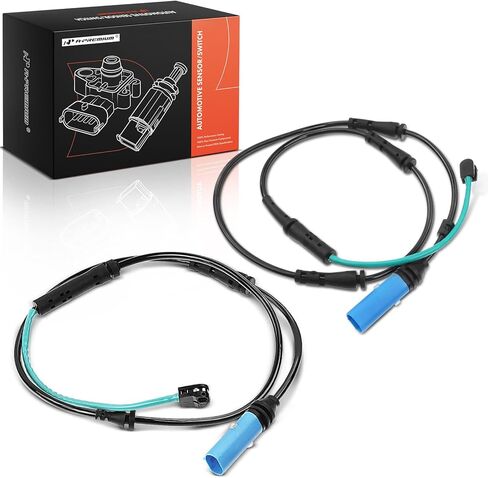 A-Premium Front and Rear Brake Pad Wear Sensors Compatible with BMW 530e 530i 540i 740i 750i xDrive, 540d 740e 750Li M550i M760Li M850i xDrive, 640i xDrive Gran Turismo, Alpina B7, M5, 4-PC Set in Saudi Arabia