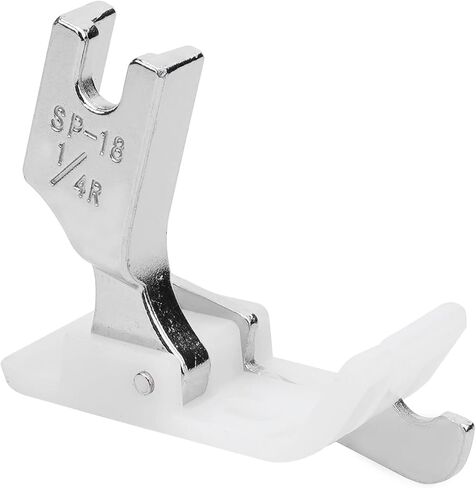 Othmro 3Pcs #TSP-18 Presser Feet 1/8in Compensating Raising Foot Sewing Machine Presser Feet Hinged Sewing Presser Foot with Right Guide for Single Needle Industrial Sewing Machines Yellow Silver in Kuwait