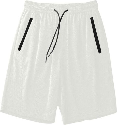 Athletic Shorts Men Women Quick Dry Lightweight Mesh Elastic Waist Workout Short Pants Breathable Running Activewear in Saudi Arabia