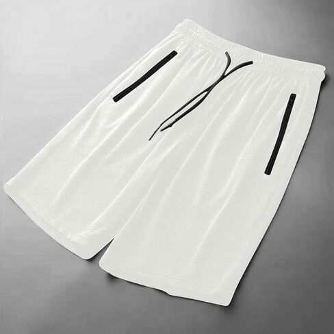 Athletic Shorts Men Women Quick Dry Lightweight Mesh Elastic Waist Workout Short Pants Breathable Running Activewear in Saudi Arabia
