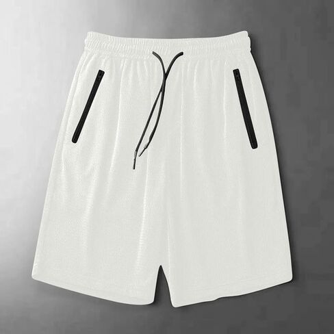 Athletic Shorts Men Women Quick Dry Lightweight Mesh Elastic Waist Workout Short Pants Breathable Running Activewear in Saudi Arabia