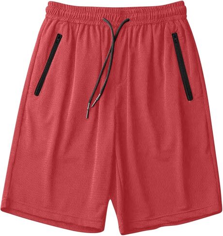 Athletic Shorts Men Women Quick Dry Lightweight Mesh Elastic Waist Workout Short Pants Breathable Running Activewear in Saudi Arabia