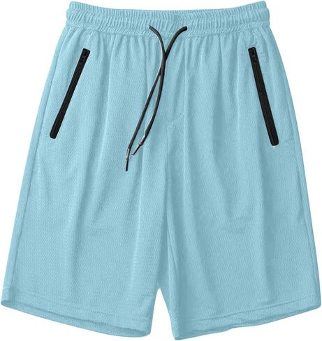 Athletic Shorts Men Women Quick Dry Lightweight Mesh Elastic Waist Workout Short Pants Breathable Running Activewear in Saudi Arabia