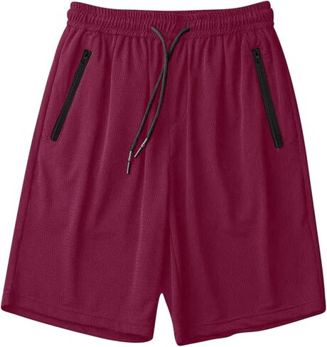 Athletic Shorts Men Women Quick Dry Lightweight Mesh Elastic Waist Workout Short Pants Breathable Running Activewear in Saudi Arabia