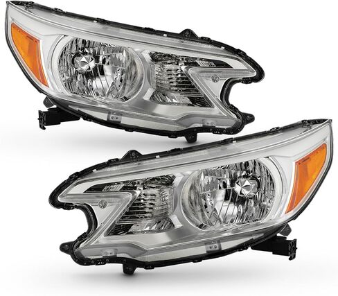 AKKON - Fit 2012 2013 2014 Honda CRV 12-14 Halogen Type OE Style Headlights Headlamp Housing Bezel Driver - Passenger Direct Replacement in Saudi Arabia
