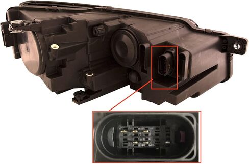 HEADLIGHTSDEPOT - Halogen Headlight For 2016-2019 Volkswagen Passat - Right Passenger Headlamp in Saudi Arabia