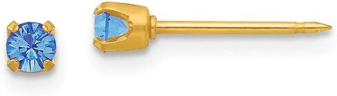 Inverness 24k Plated September Crystal Birthstone Earrings in Kuwait