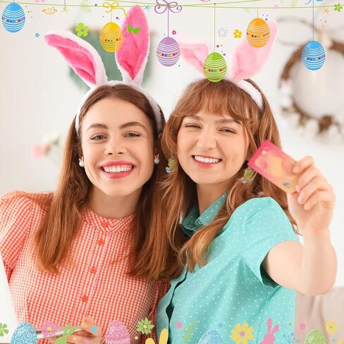 Kigeli 9 أزواج من الأقراط المعدنية لعيد الفصح للنساء، أقراط عيد الفصح الربيعية السائبة لطيف المينا اللؤلؤ الأرنب الأذن البيض الجزرة على شكل مجوهرات لقضاء العطلات سلة هدايا الحفلات in Saudi Arabia