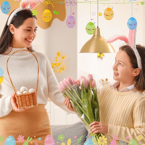 Kigeli 9 أزواج من الأقراط المعدنية لعيد الفصح للنساء، أقراط عيد الفصح الربيعية السائبة لطيف المينا اللؤلؤ الأرنب الأذن البيض الجزرة على شكل مجوهرات لقضاء العطلات سلة هدايا الحفلات in Saudi Arabia