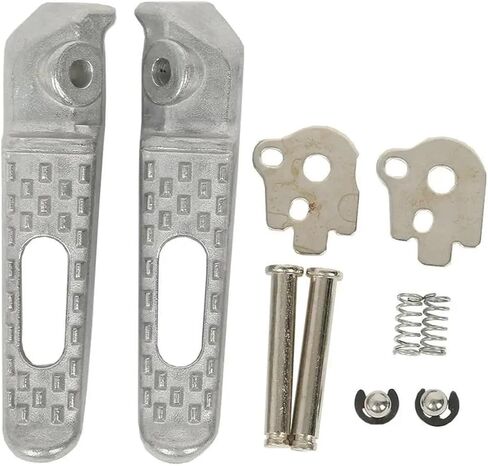 Motorcycle Front Rear Footrest Foot Pegs For Honda for CBR600RR for CB 600RR 2003-2020 for CB1000R for CBR1000RR(Silver Rear) in Saudi Arabia