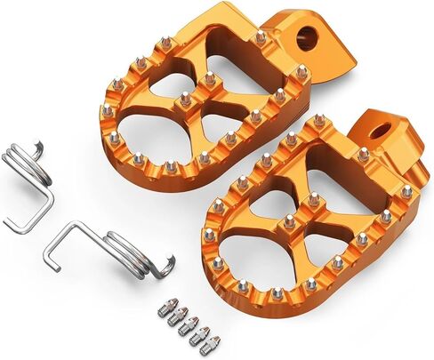 For KTM for EXC 300 for SX 65 for SX 85 for SX 150 200 for SXF 250 for EXCF 350 for XC 125 for XCF 450 for XCW 530 for XCFW 1998-2016 Footrest Footpeg Foot Pegs(Orange) in Saudi Arabia