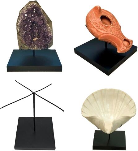 حامل عرض مصباح الزيت والتحف المعدنية لمصابيح الزيت القديمة والمعادن والتحف الأخرى (كبير) in Kuwait