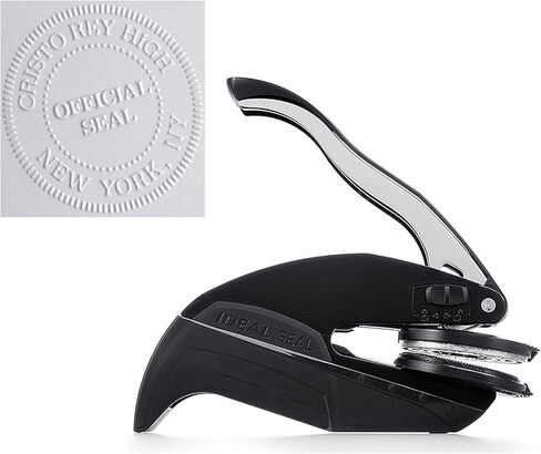 Official Seal Embosser - Custom Official Seal Embosser Personalized with Your Text 1 x 5/8" in Saudi Arabia