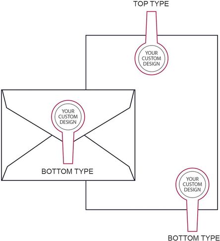 Official Seal Embosser - Custom Official Seal Embosser Personalized with Your Text 1 x 5/8" in Saudi Arabia