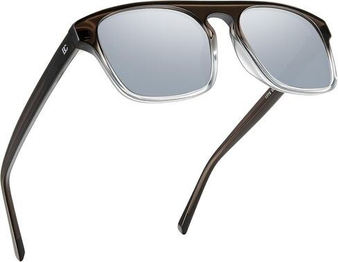 BIRCEN Mens Acetate Polarized Sunglasses: Retro Square Sun Glasses UV400 Protection Anti-Glare Shades for Driving Travel in Kuwait