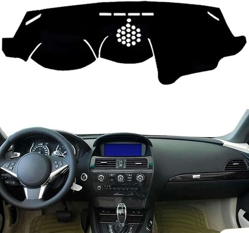 Car Dashboard Cover Dash Mat Sun Shade Pad Dash Board Carpet,for BMW 6 Series E63 E64 630 640D 650I 2003-2010,Car Centre Console Dashboard Cover Mat in Saudi Arabia
