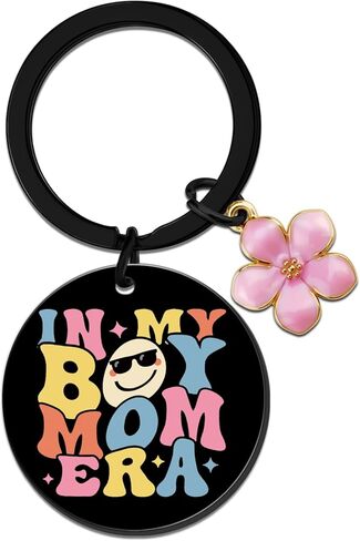 New Mom Gifts For Mama Momma New Mother Gift Ideas Unique Keychain Gift For First Time Moms Expecting Mother Delivery Mothers Day Gifts For Women Boy Moms Accessories In My Boy Mom Era in Kuwait