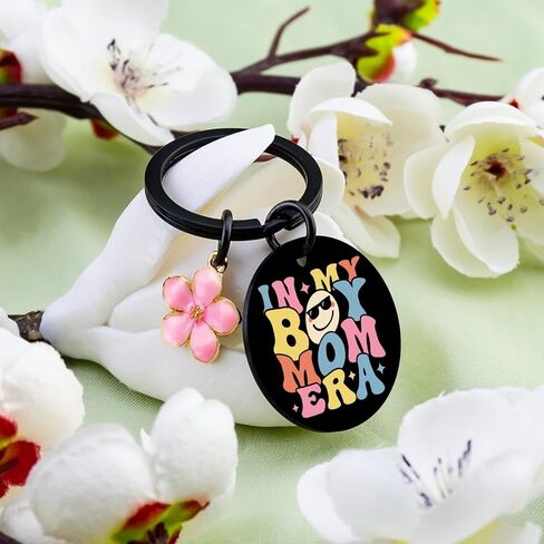 New Mom Gifts For Mama Momma New Mother Gift Ideas Unique Keychain Gift For First Time Moms Expecting Mother Delivery Mothers Day Gifts For Women Boy Moms Accessories In My Boy Mom Era in Kuwait