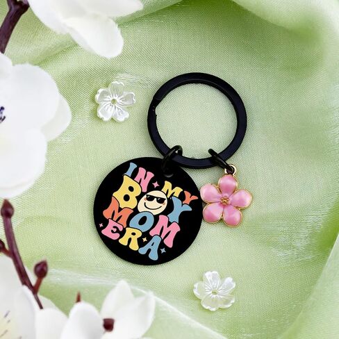 New Mom Gifts For Mama Momma New Mother Gift Ideas Unique Keychain Gift For First Time Moms Expecting Mother Delivery Mothers Day Gifts For Women Boy Moms Accessories In My Boy Mom Era in Kuwait