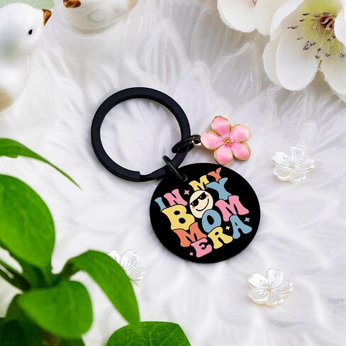 New Mom Gifts For Mama Momma New Mother Gift Ideas Unique Keychain Gift For First Time Moms Expecting Mother Delivery Mothers Day Gifts For Women Boy Moms Accessories In My Boy Mom Era in Kuwait