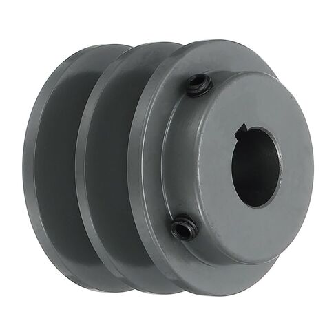 uxcell BK34-1 1/8 V-Belt Sheave 1-1/8"Bore 3.55"OD Single Groove Web Sheave Bored-to-Size Sheave, Cast Iron, Belt Section for 3L or B Belt in Saudi Arabia
