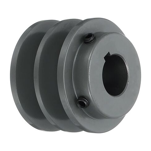 uxcell BK34-1 1/8 V-Belt Sheave 1-1/8"Bore 3.55"OD Single Groove Web Sheave Bored-to-Size Sheave, Cast Iron, Belt Section for 3L or B Belt in Saudi Arabia
