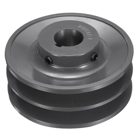 uxcell BK34-1 1/8 V-Belt Sheave 1-1/8"Bore 3.55"OD Single Groove Web Sheave Bored-to-Size Sheave, Cast Iron, Belt Section for 3L or B Belt in Saudi Arabia