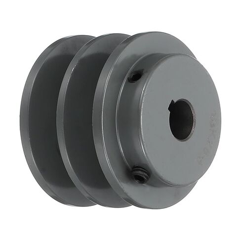 uxcell BK34-1 1/8 V-Belt Sheave 1-1/8"Bore 3.55"OD Single Groove Web Sheave Bored-to-Size Sheave, Cast Iron, Belt Section for 3L or B Belt in Saudi Arabia