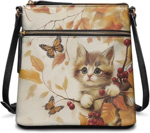 HUGS IDEA Crossbody Purse Leather Handbag for Women Men Shoulder Purse Large Cell Phone Bag in Saudi Arabia