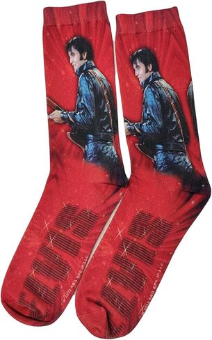 Elvis Presley Red '68 Comeback Socks - Mid-South Products in Saudi Arabia